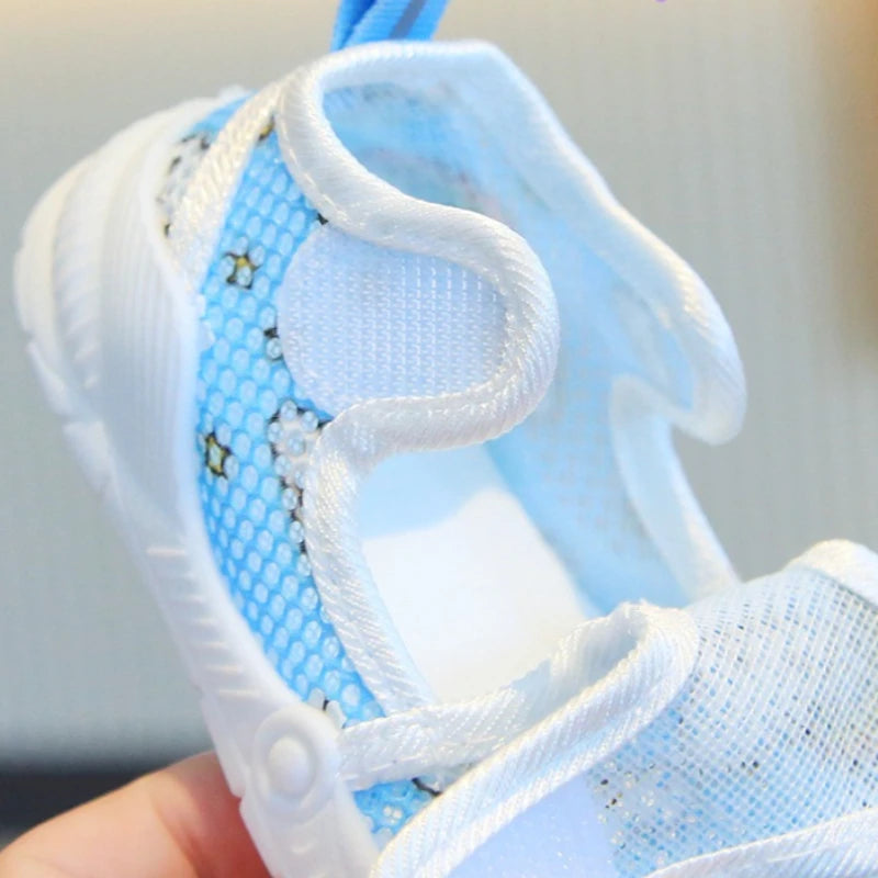 Baby Velcro Sandals | Mesh Soft Sole First Walker Shoes