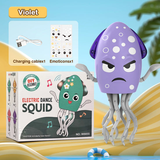 Electric Dancing squid toy – Musical Light-Up Squid for Kids, Babies & Pets
