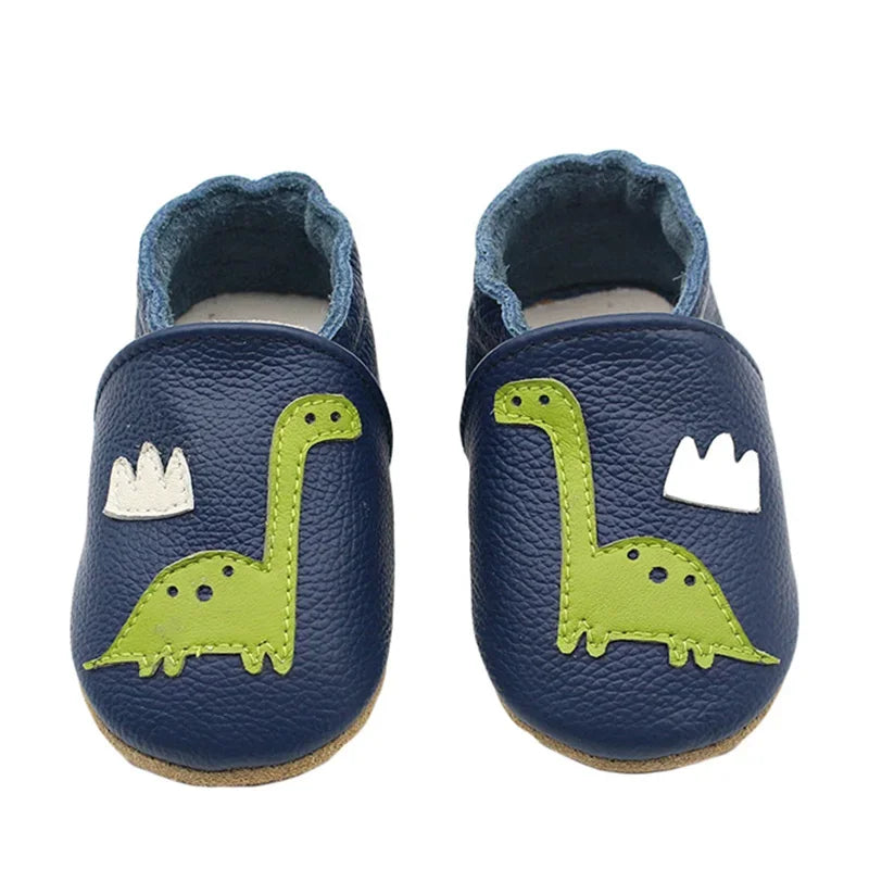 Soft Leather Baby Shoes – Newborn Booties for Boys & Girls | First Walker Moccasins