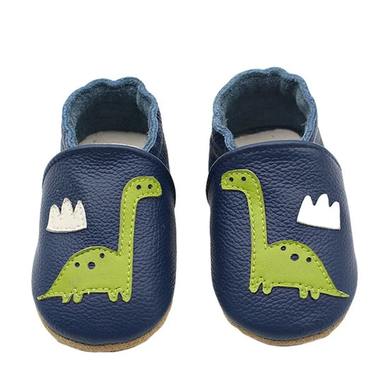 Soft Leather Baby Shoes – Newborn Booties for Boys & Girls | First Walker Moccasins
