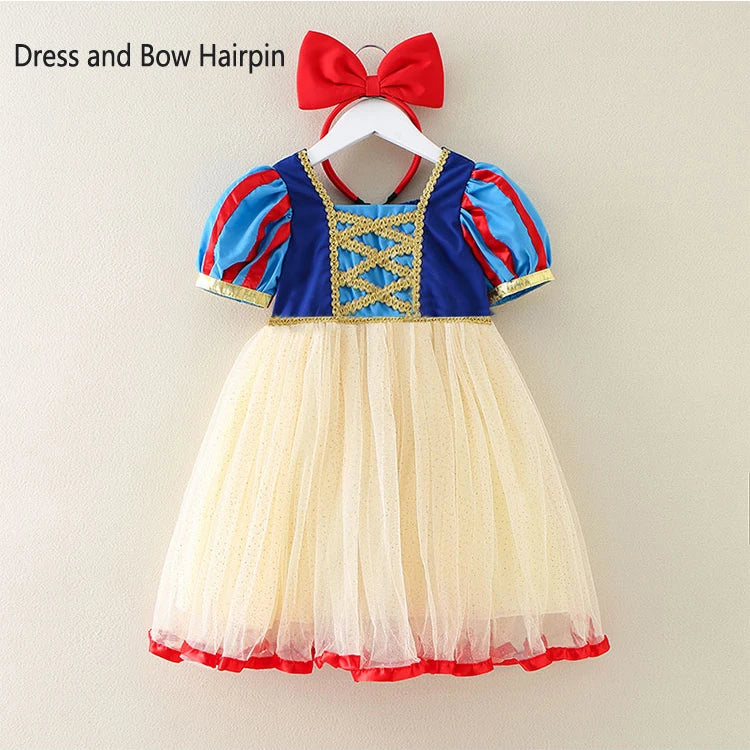 Princess Inspired Baby Girl Dress | Tulle Birthday Party Outfit