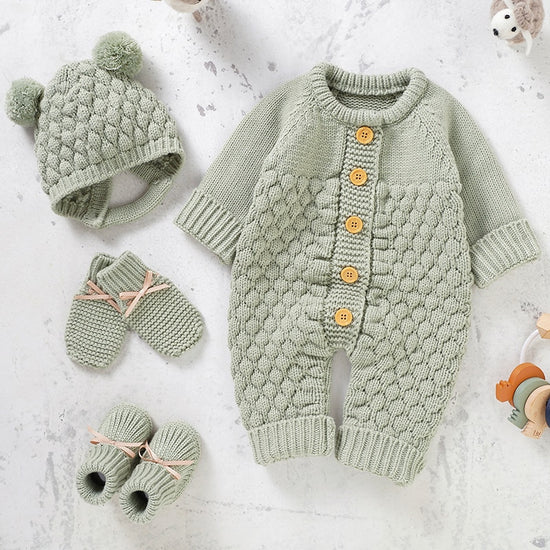 Baby Knit Romper set