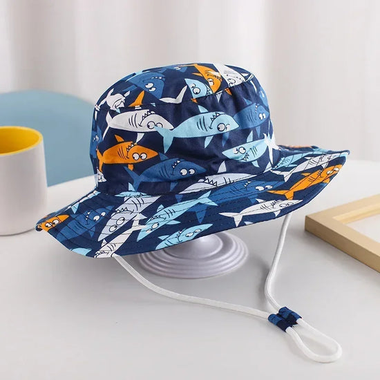 Summer Baby Panama Hat – Cartoon UV Sun Hat for Boys & Girls (Toddler Bucket Cap)