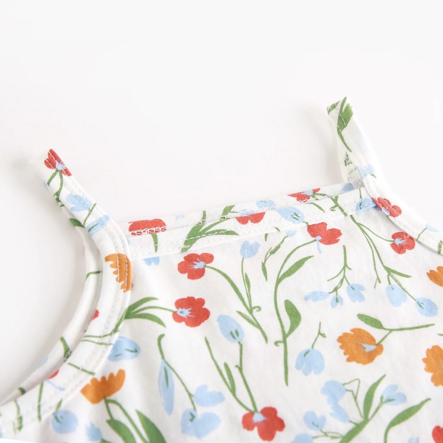 Baby Girl Floral Romper | Summer Infant Bodysuit with Headband