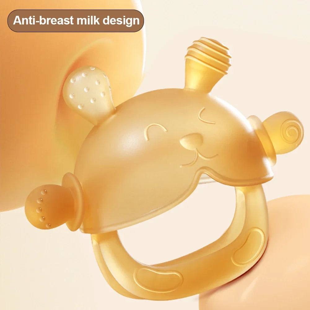 Baby Silicone Bear Teether | BPA-Free Sensory Teething Toy for Infants