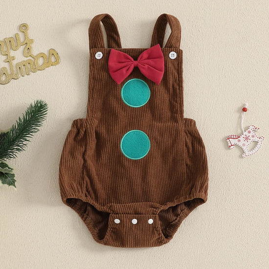 Christmas Baby Rompers – Gingerbread, Snowman & Reindeer Outfits