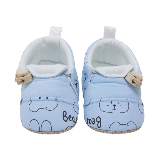 Soft Sole, Non-Slip, Cute animal Print with Drawstring