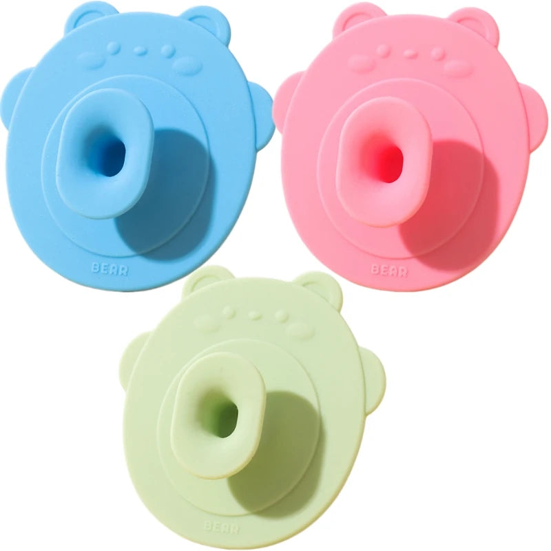 Silicone Baby Scalp Shampoo Brush – Soft Bath & Cradle Cap Massager