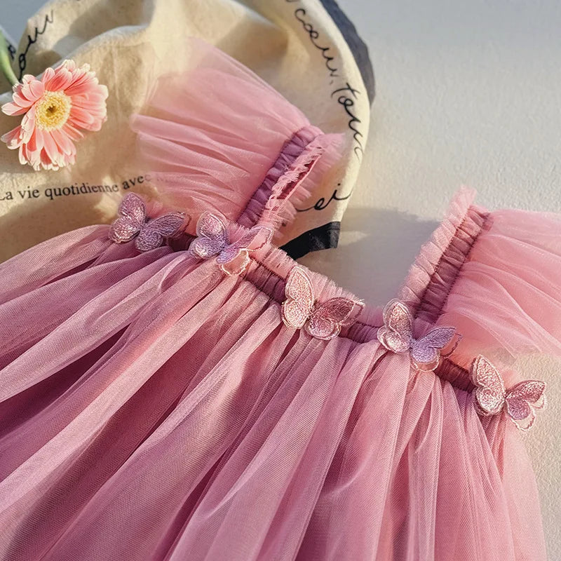 Elegant Butterfly Tulle Dress