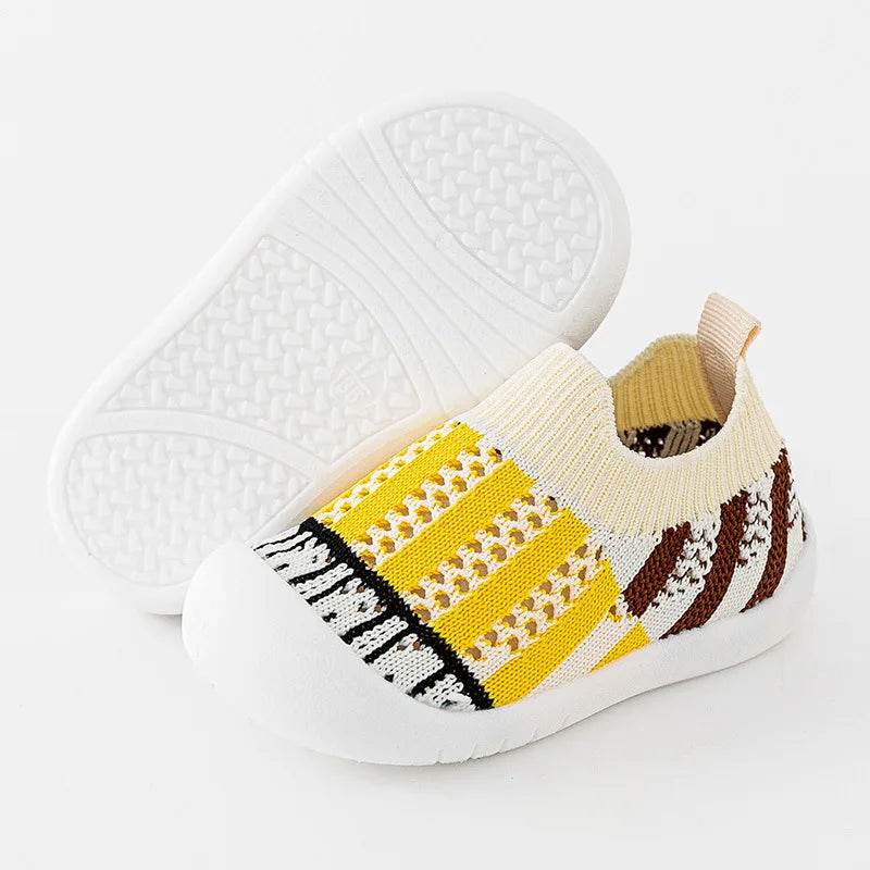 Baby Knit Sock Shoes | Breathable Non-Slip First Walker Sneakers | Lightweight Toddler Shoes (0–24 Months)