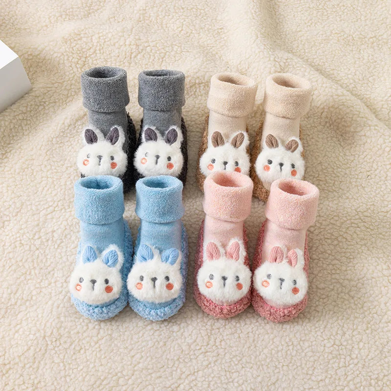 Thickened Fluffy Baby Animal Non-slip Socks  Shoes