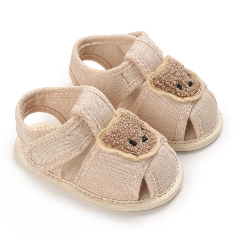 Summer Baby Sandals – Cute Bear Design Velcro sandals