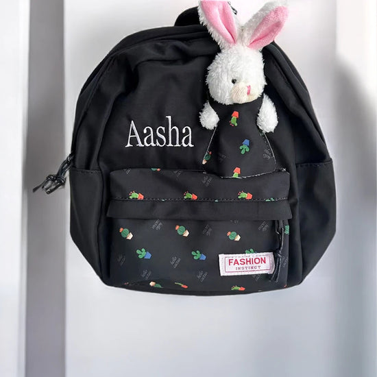 Personalized Bunny Backpack Kindergarten
