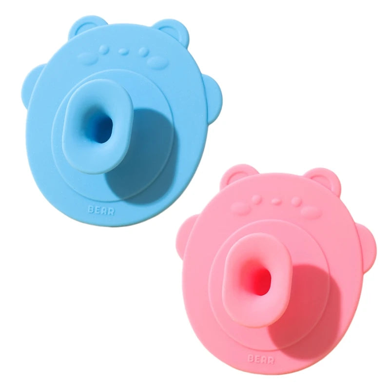 Silicone Baby Scalp Shampoo Brush – Soft Bath & Cradle Cap Massager