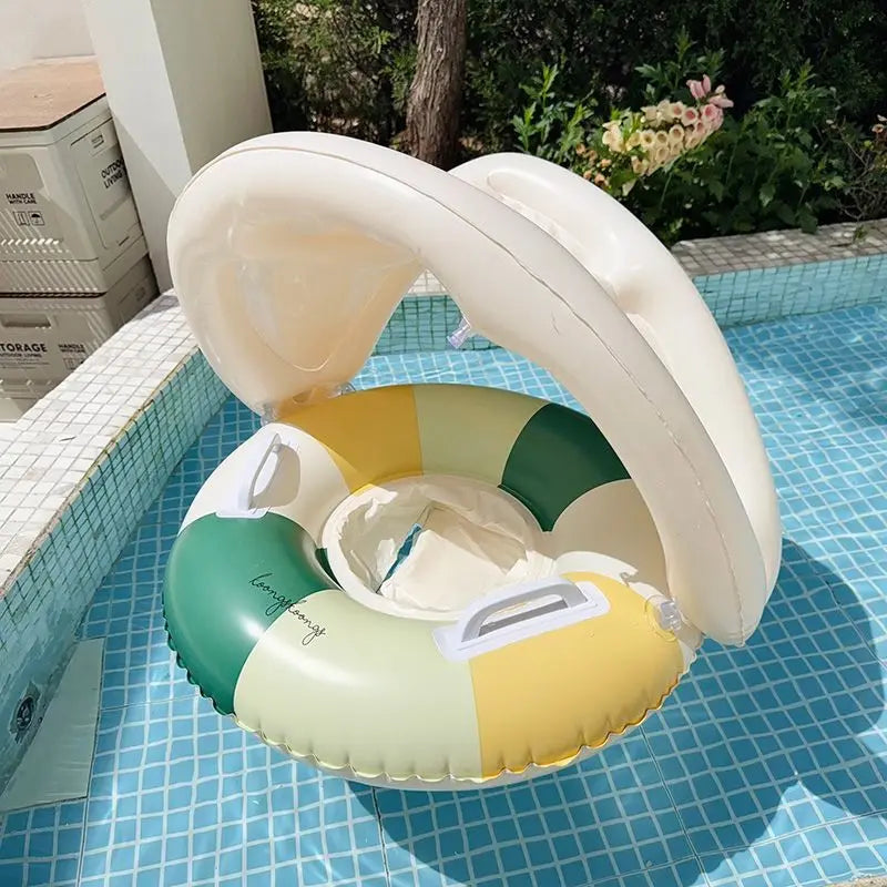 Baby Swim Float with Canopy | Infant Pool Float & Sun Shade