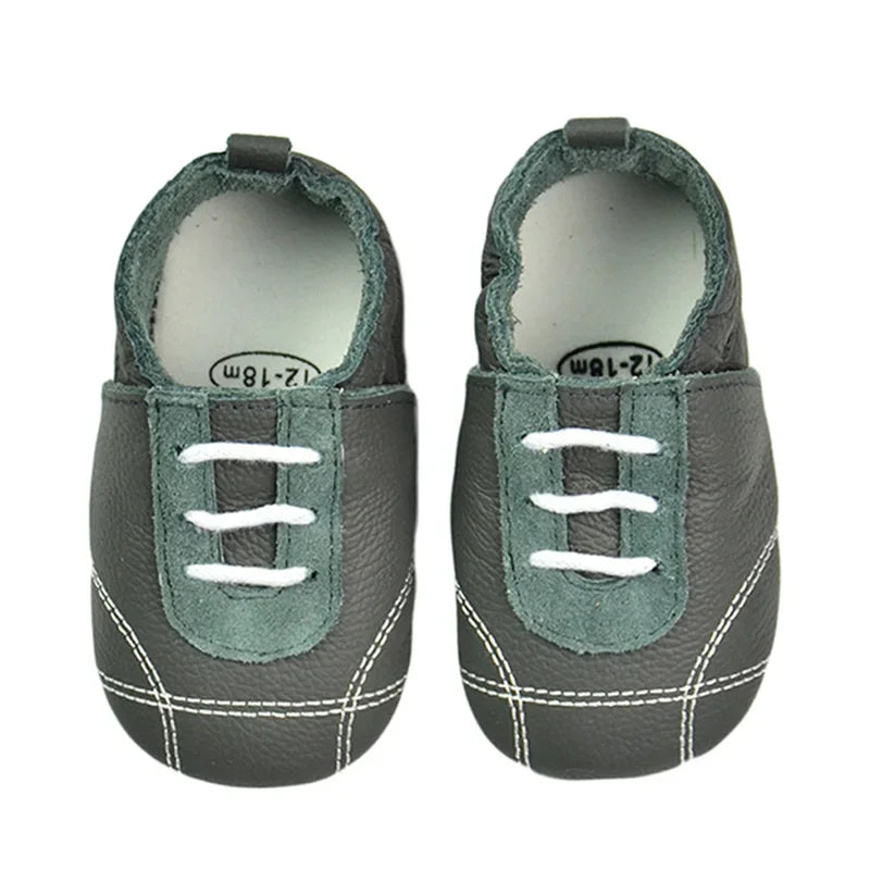 Soft Leather Baby Shoes – Newborn Booties for Boys & Girls | First Walker Moccasins