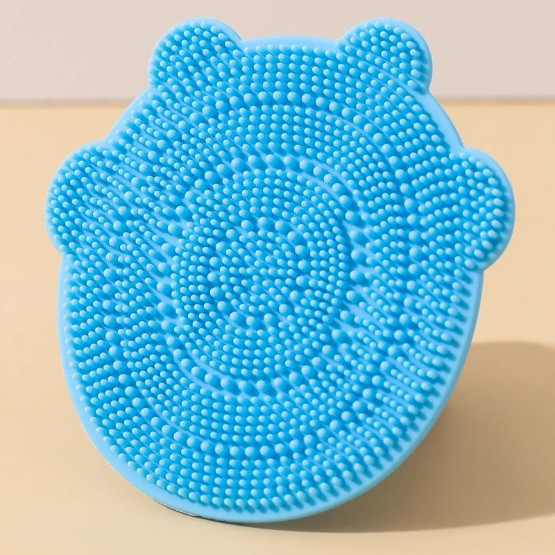 Silicone Baby Scalp Shampoo Brush – Soft Bath & Cradle Cap Massager