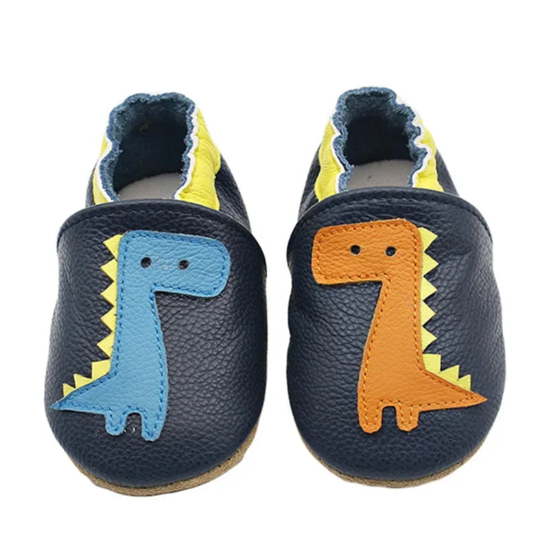 Soft Leather Baby Shoes – Newborn Booties for Boys & Girls | First Walker Moccasins