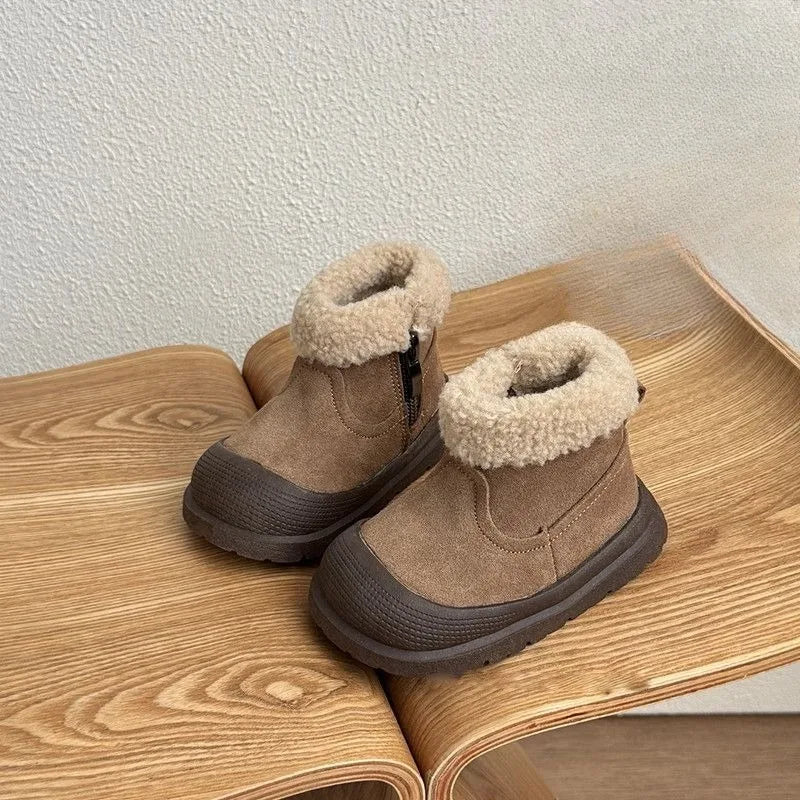 Baby Winter Boots – Warm Fleece-Lined Non-Slip Ankle Boots for Infants & Toddlers