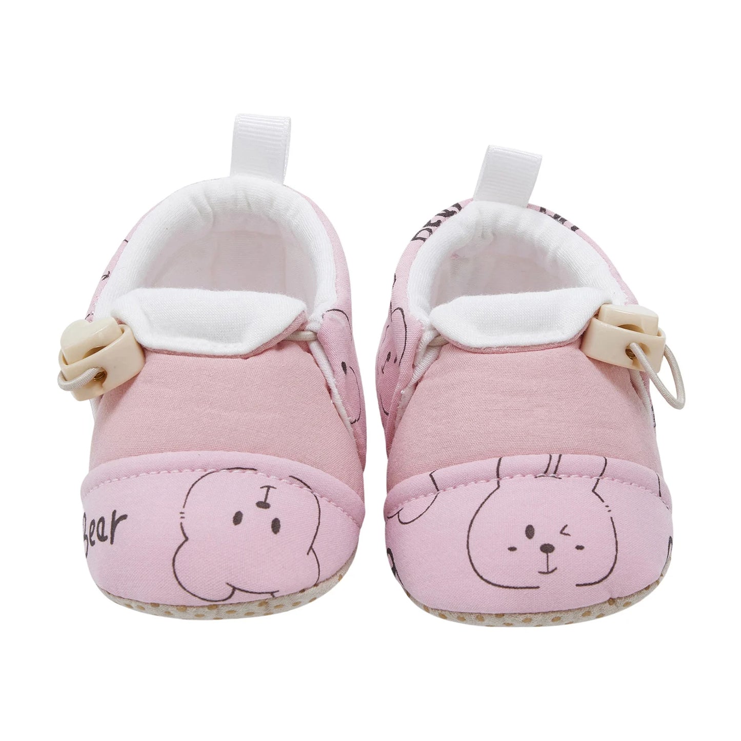 Soft Sole, Non-Slip, Cute animal Print with Drawstring