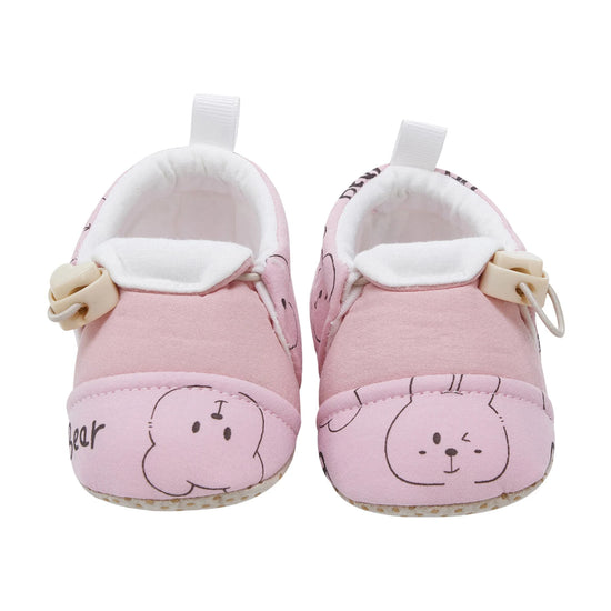 Soft Sole, Non-Slip, Cute animal Print with Drawstring