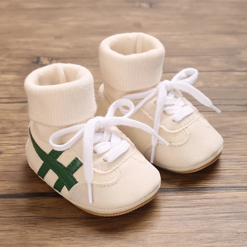 Cozy Baby Sneaker Socks shoes for First Walkers | Non-Slip Soft Sole Shoes