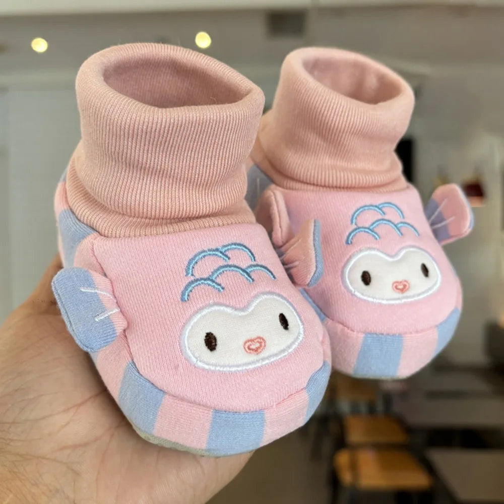 Baby Animal Sock Shoes – Soft Non-Slip First Walker Slippers for Infants & Toddlers