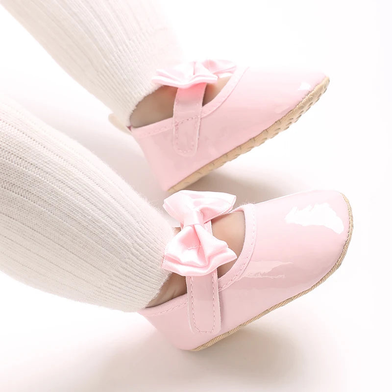 Baby Girl Pink Shoes | Soft Sole First Walker Toddler Shoes