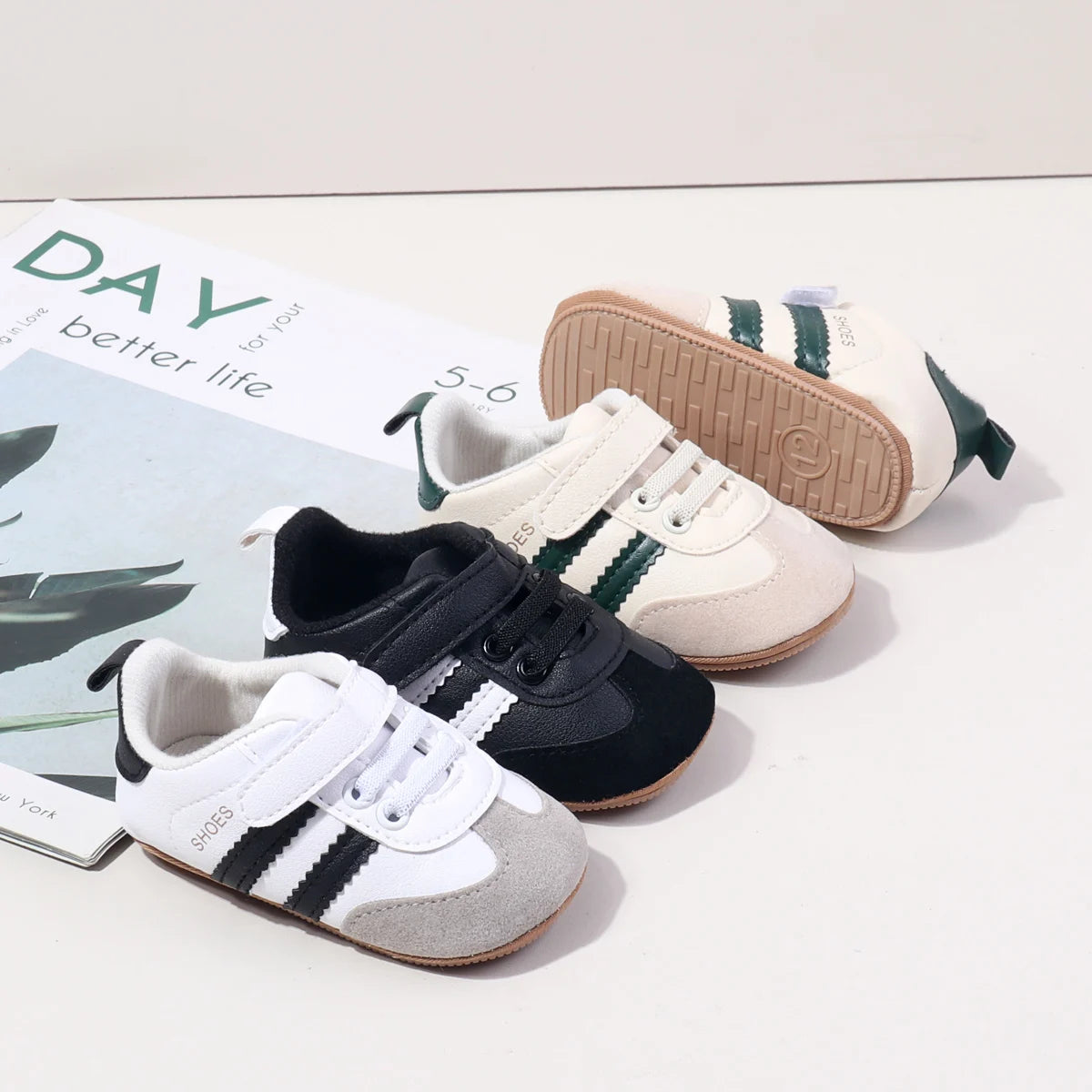 Baby First Walker Sneakers | Soft Sole Non-Slip Toddler Shoes