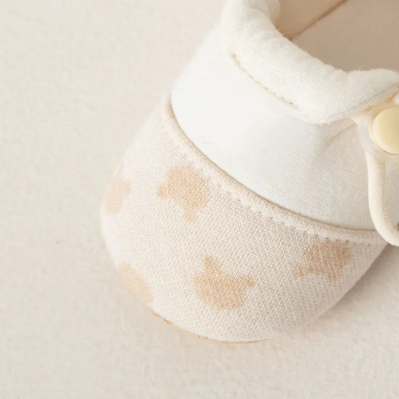 Baby Soft Sole Shoes | Foldable Non-Slip First Walker Booties | Infant Indoor Shoes (0–18 Months)
