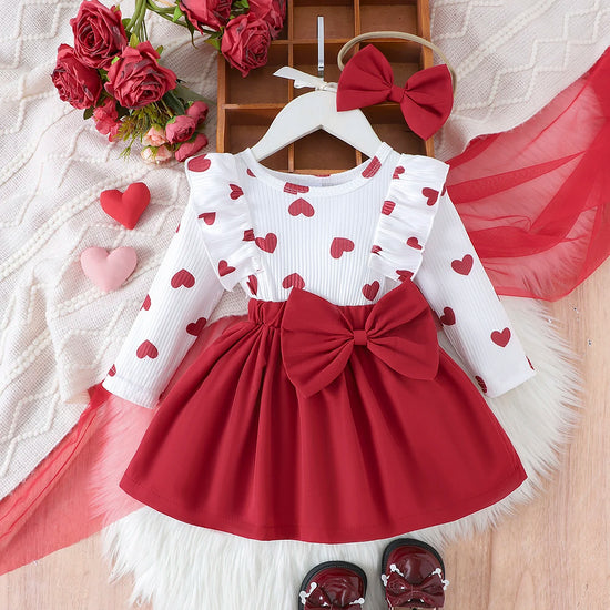 Adorable Baby Girl Valentine's Outfit