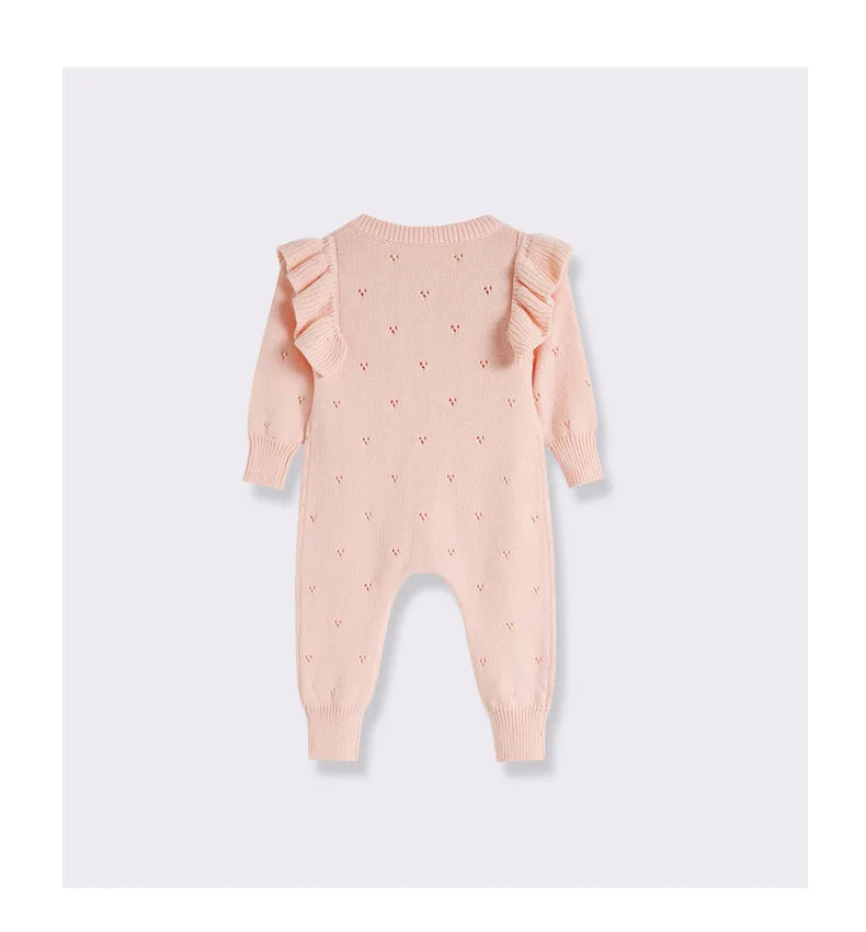Newborn Knit Romper | Soft Cozy Baby Outfit