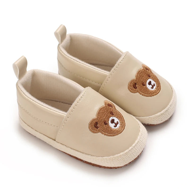 Cute Baby Slip-On Shoes for Boys & Girls – Soft Cotton Crib Shoes