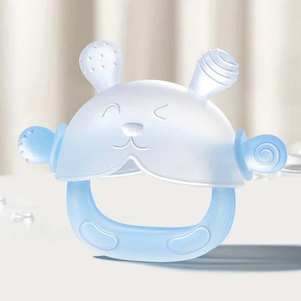 Baby Silicone Bear Teether | BPA-Free Sensory Teething Toy for Infants