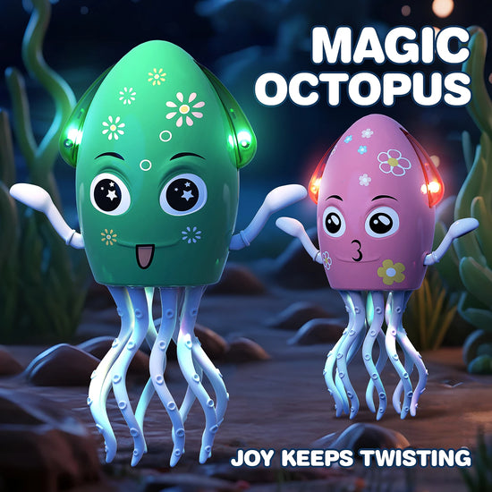 Electric Dancing squid toy – Musical Light-Up Squid for Kids, Babies & Pets