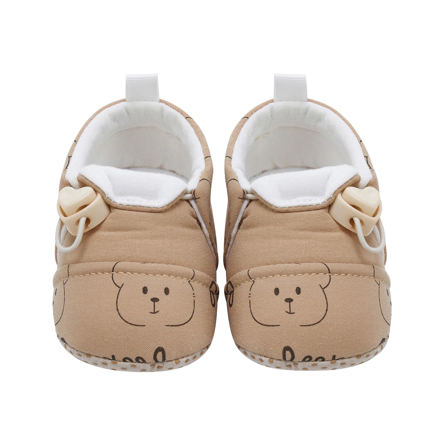 Soft Sole, Non-Slip, Cute animal Print with Drawstring