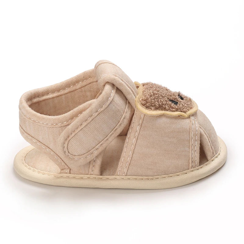 Summer Baby Sandals – Cute Bear Design Velcro sandals