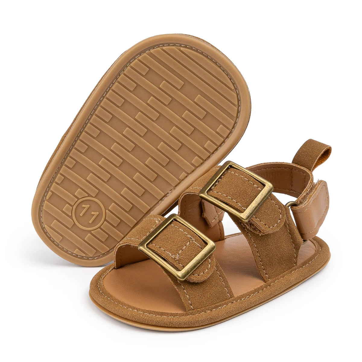 Casual Buckle Baby Sandals Soft Sole First Walker Shoes | Anti-Slip Comfortable Toddler Beach Sandals