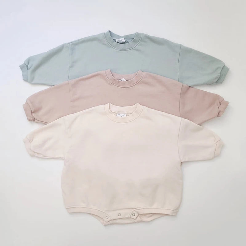 Unisex Baby Sweatshirt Romper