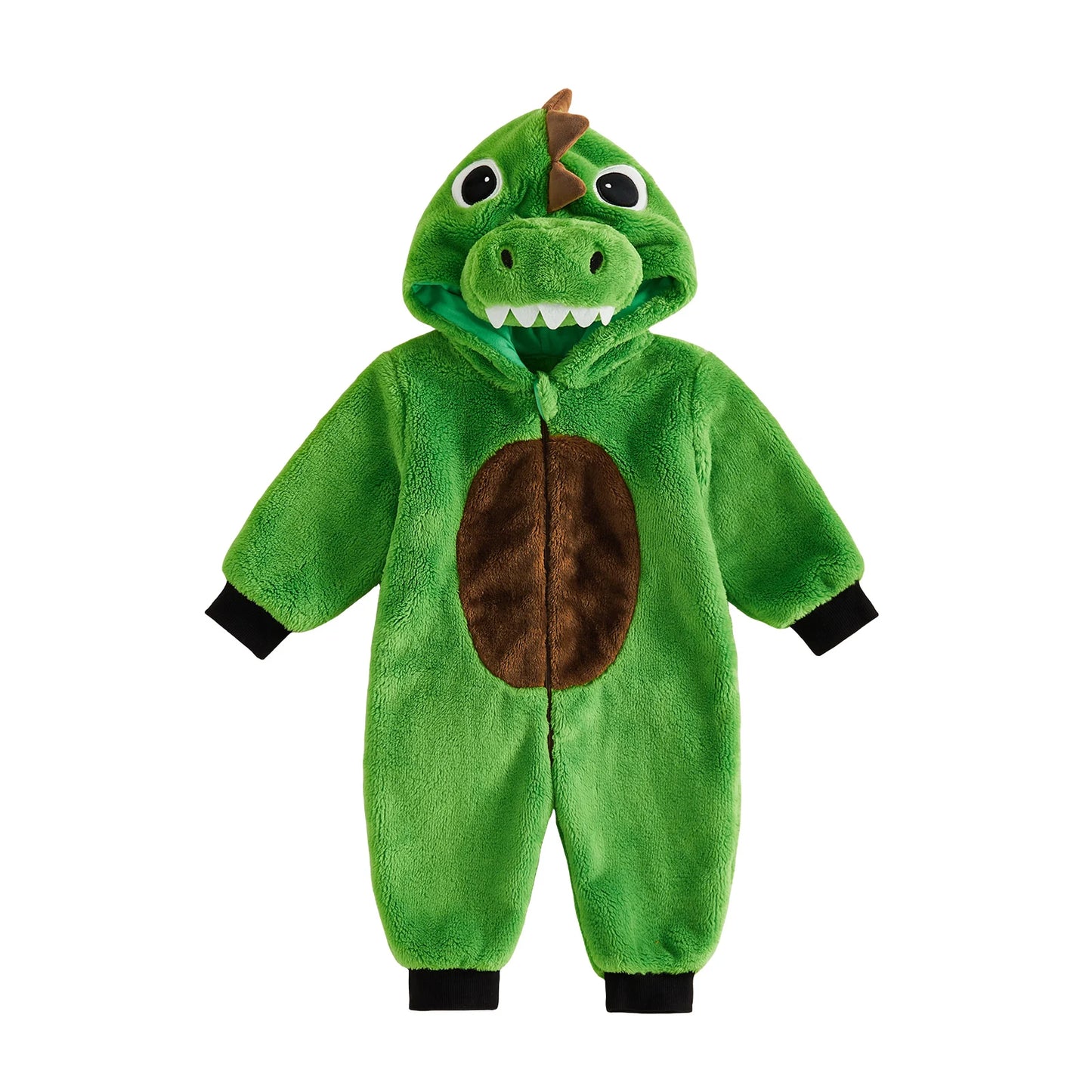 Baby Dinosaurs/Ladybugs Costumes Romper Adorable Halloween Animal Long Sleeve Hooded Zipper Jumpsuit for Party Wear