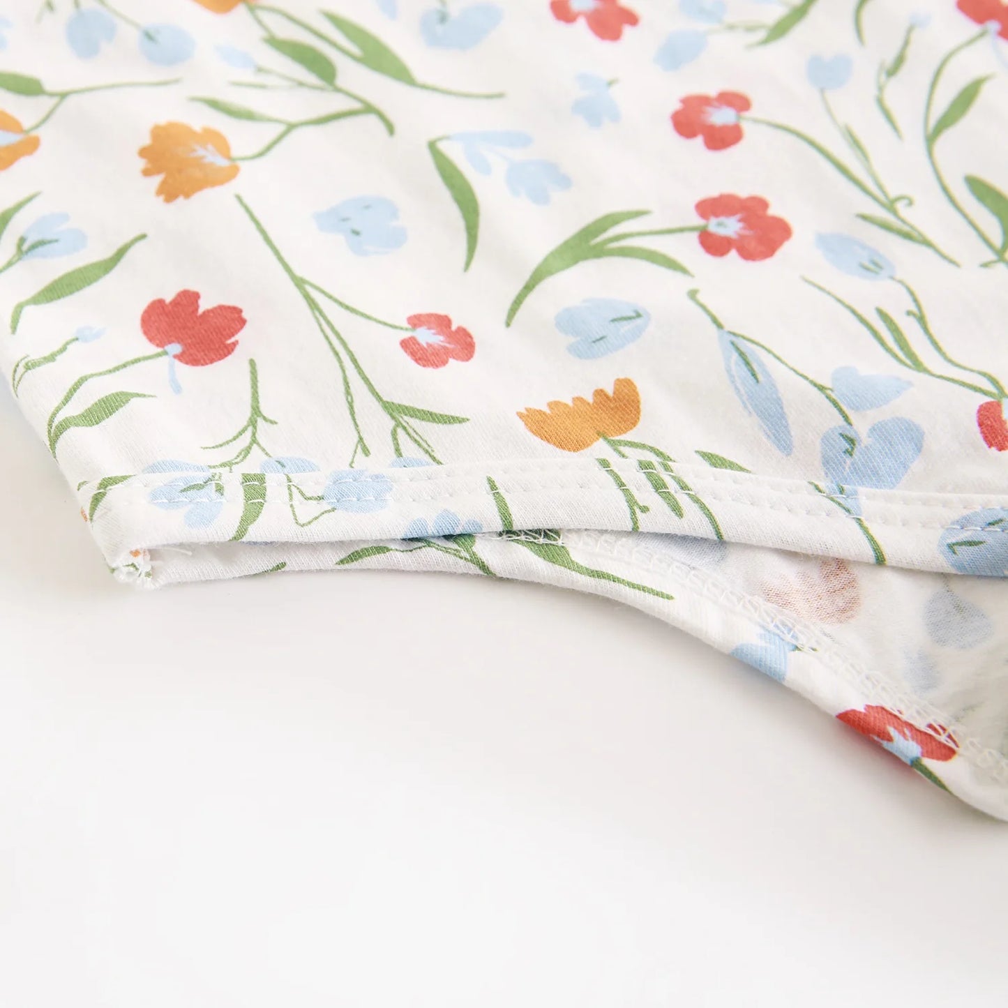Baby Girl Floral Romper | Summer Infant Bodysuit with Headband