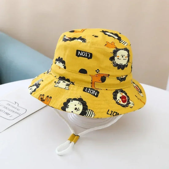 Summer Baby Panama Hat – Cartoon UV Sun Hat for Boys & Girls (Toddler Bucket Cap)