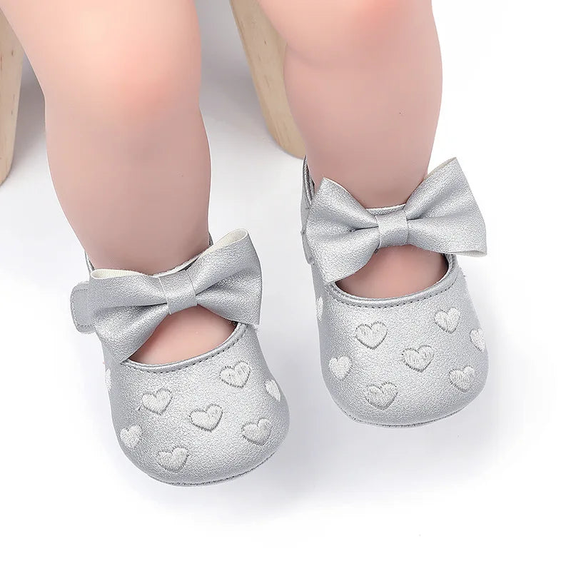 Cute Bowknot Toddler Walking Shoes