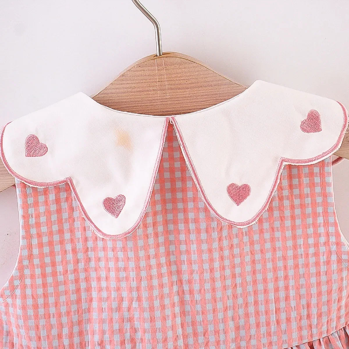 Baby Girl Pink Gingham Dress with Bag | Cute Summer Toddler Outfit Set