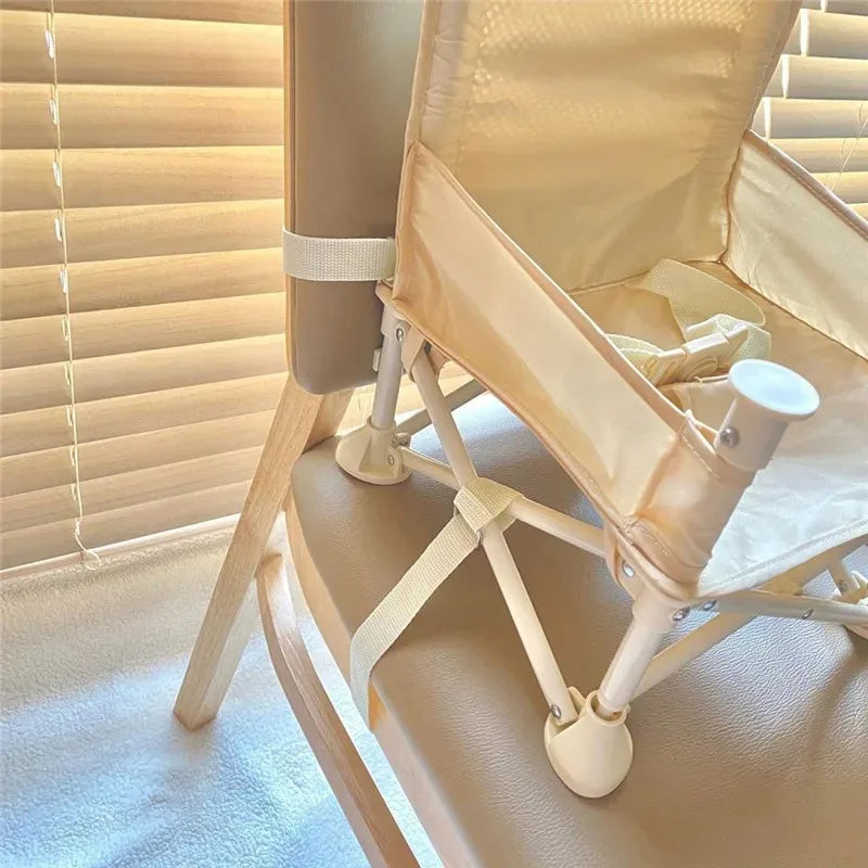 Portable Baby Beach Chair with Sun Canopy | Foldable Travel Seat