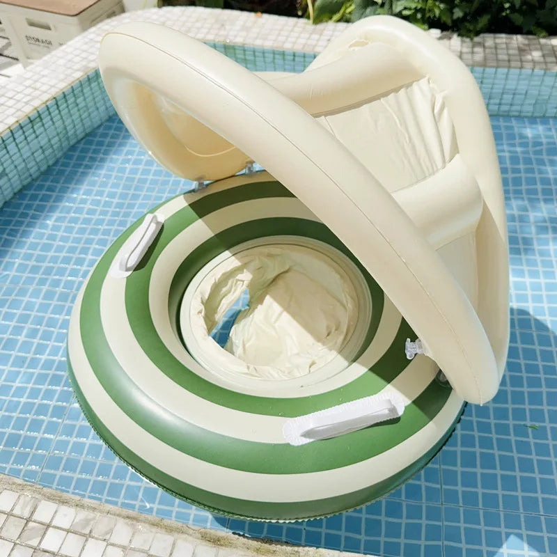 Baby Swim Float with Canopy | Infant Pool Float & Sun Shade