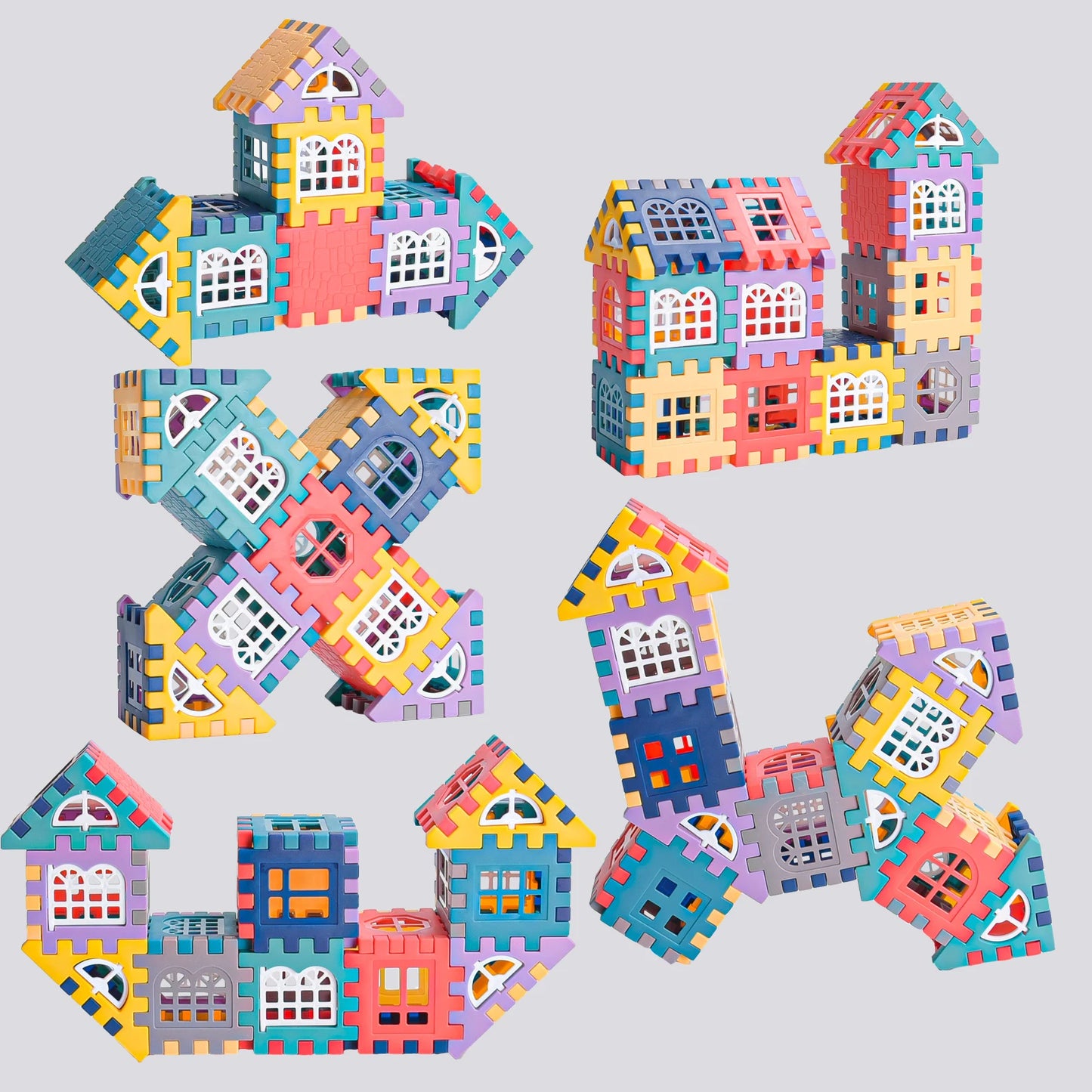 Large-Scale Building Block House Set for Kids | Creative Construction Toy for Boys & Girls | Indoor & Outdoor Play
