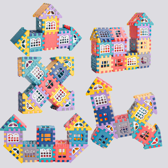Large-Scale Building Block House Set for Kids | Creative Construction Toy for Boys & Girls | Indoor & Outdoor Play