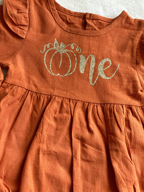 Pumpkin 1st Birthday outfit