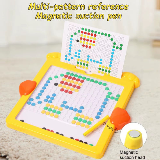 2-in-1 Magnetic Pen Drawing Board | Montessori DIY Puzzle Toy